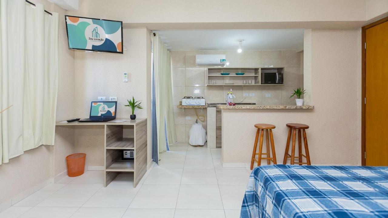 Estudios Confortaveis Com Precos Acessiveis Totalmente Mobiliados Apartamento *