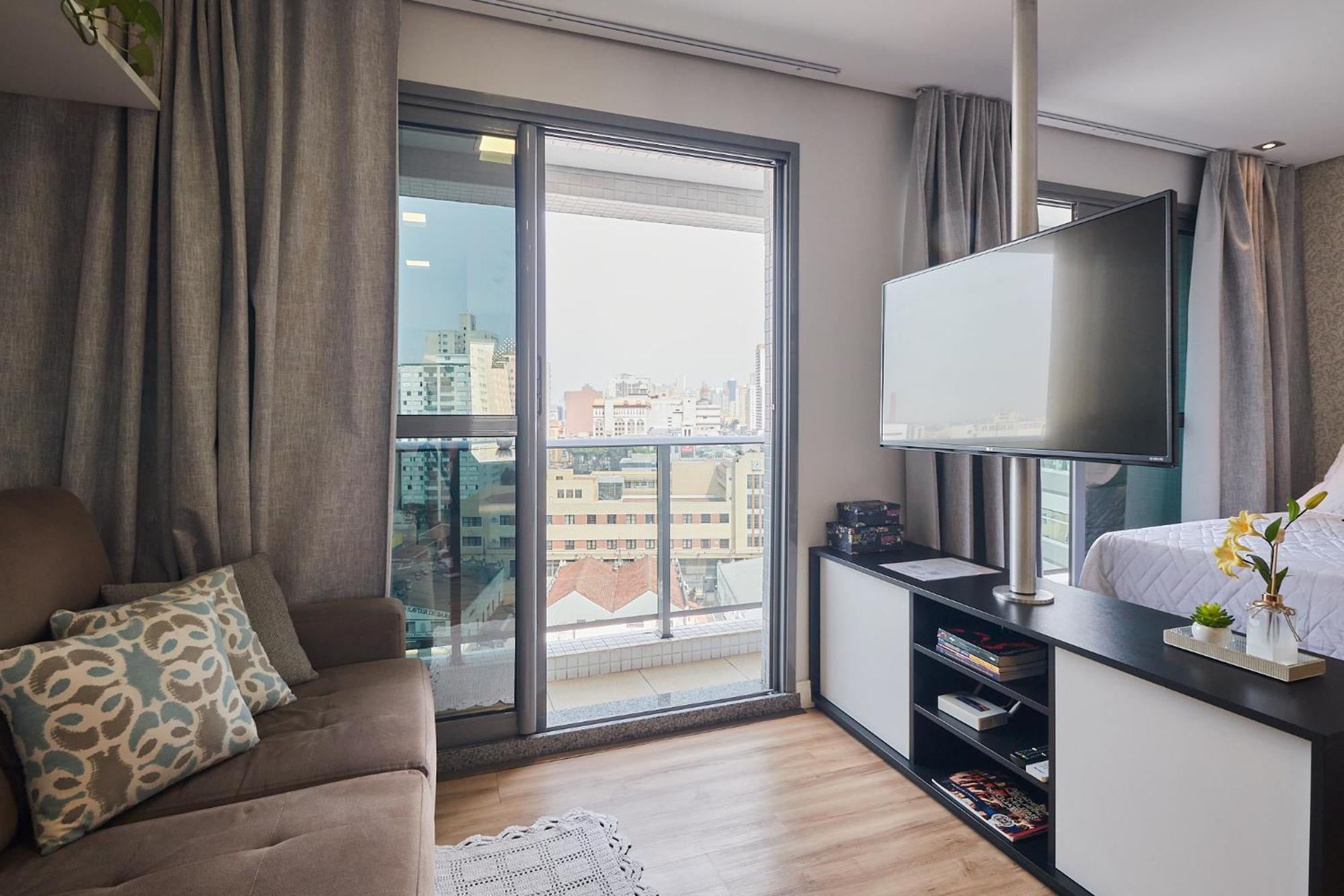 Estudio Aconchegante No Centro De - Ar Condicio E Localizacao Perfeita! Apartamento Curitiba