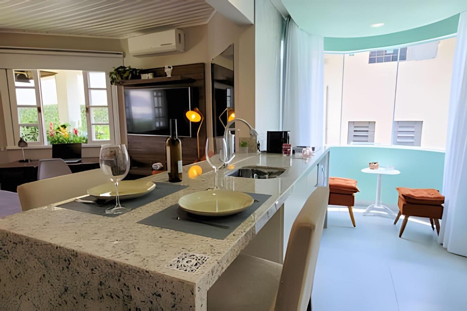 Apartamento King Climatizado, Garden, Prox. Barigui
