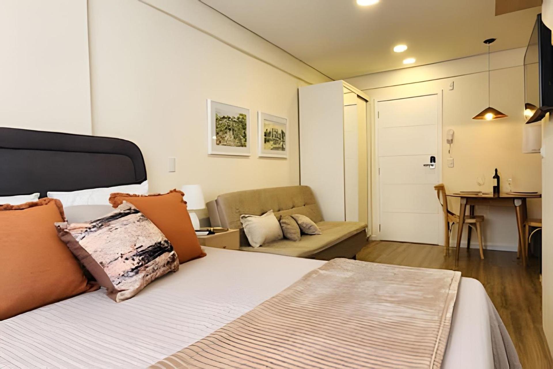 Queen, Ar Condicionado, Gym, Lavanderia Apartamento