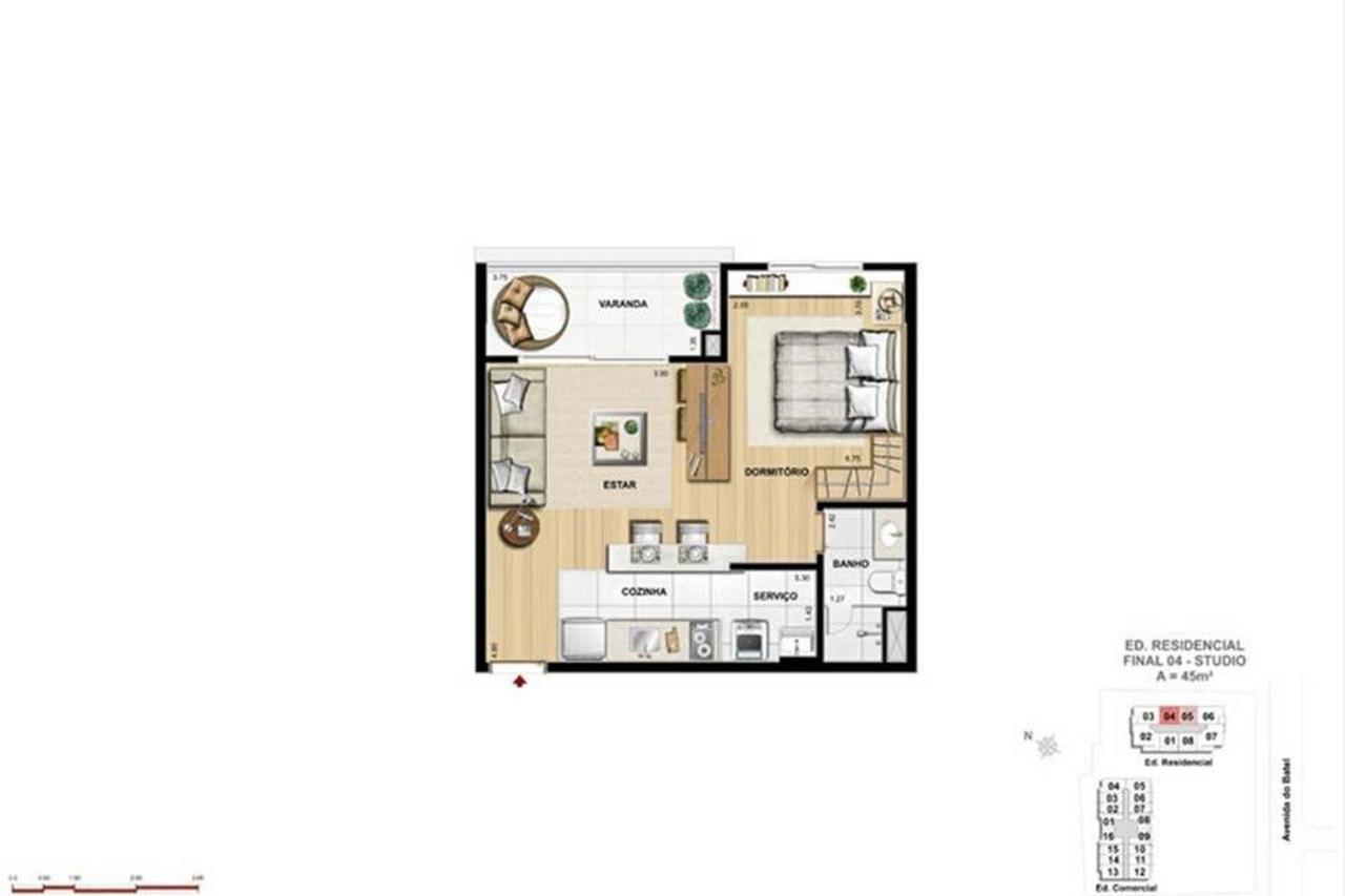 Requinte E Privacidade Em Bairro Nobre De Apartamento *