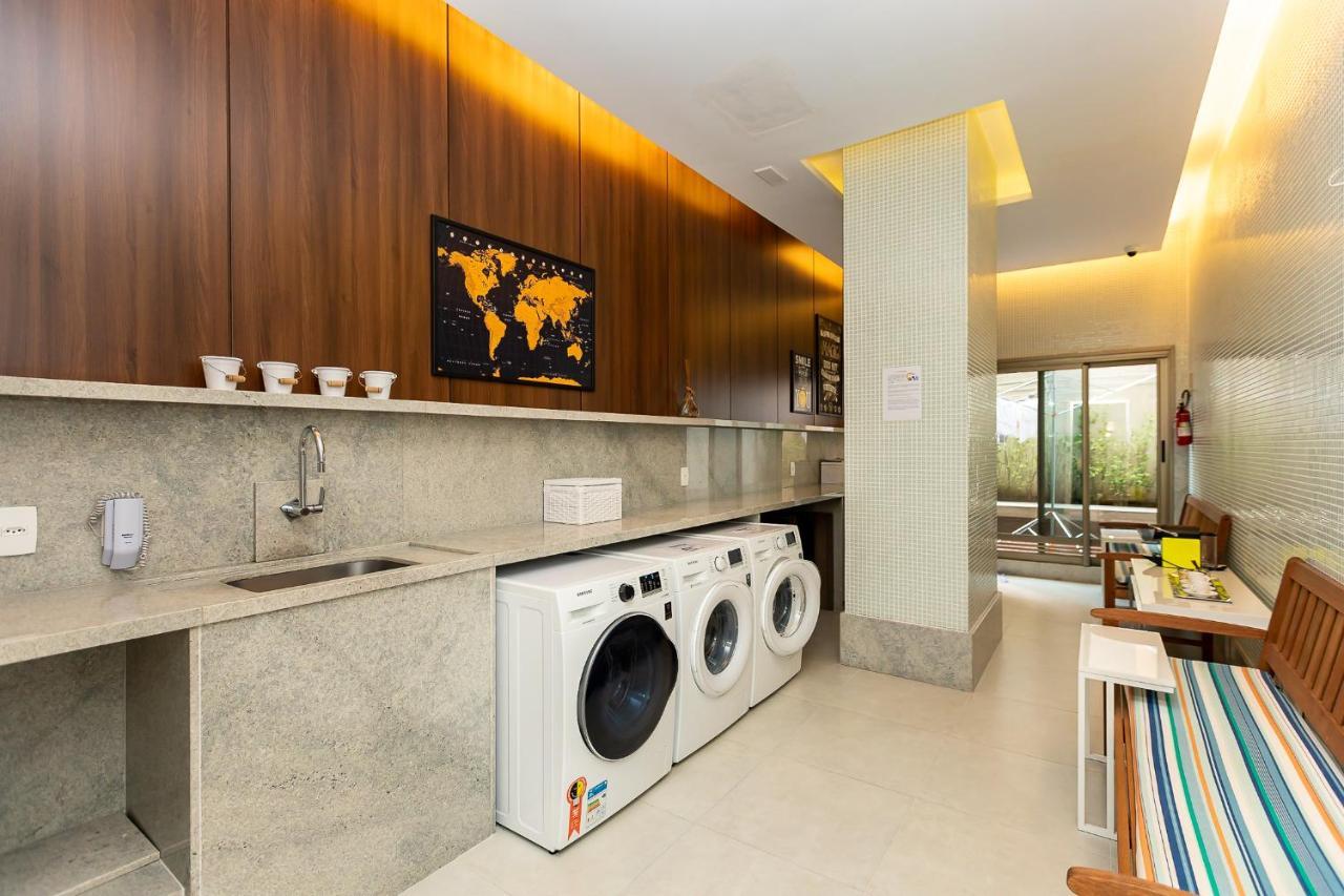 Apartment Luxuoso Batel - 4 Minutos Do Shopping Patio Batel C/ Garagem, Piscina, Sauna E Academia Curitiba