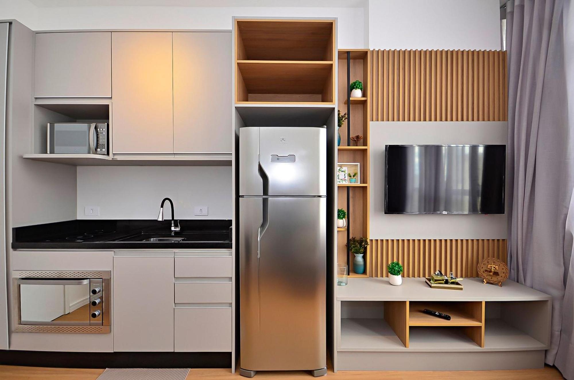 Apartamento Completos Com Pisicina Aquecida No Centro De Apartment *