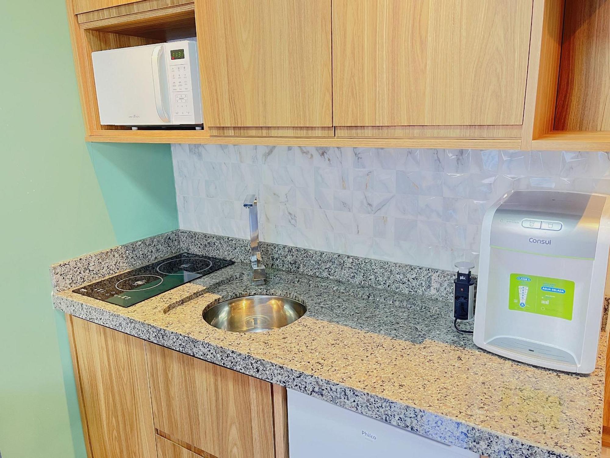 Apartamento Estudio One Ecovile: Coworking, Cozinha Compartilhada E Vista Espetacular! Curitiba