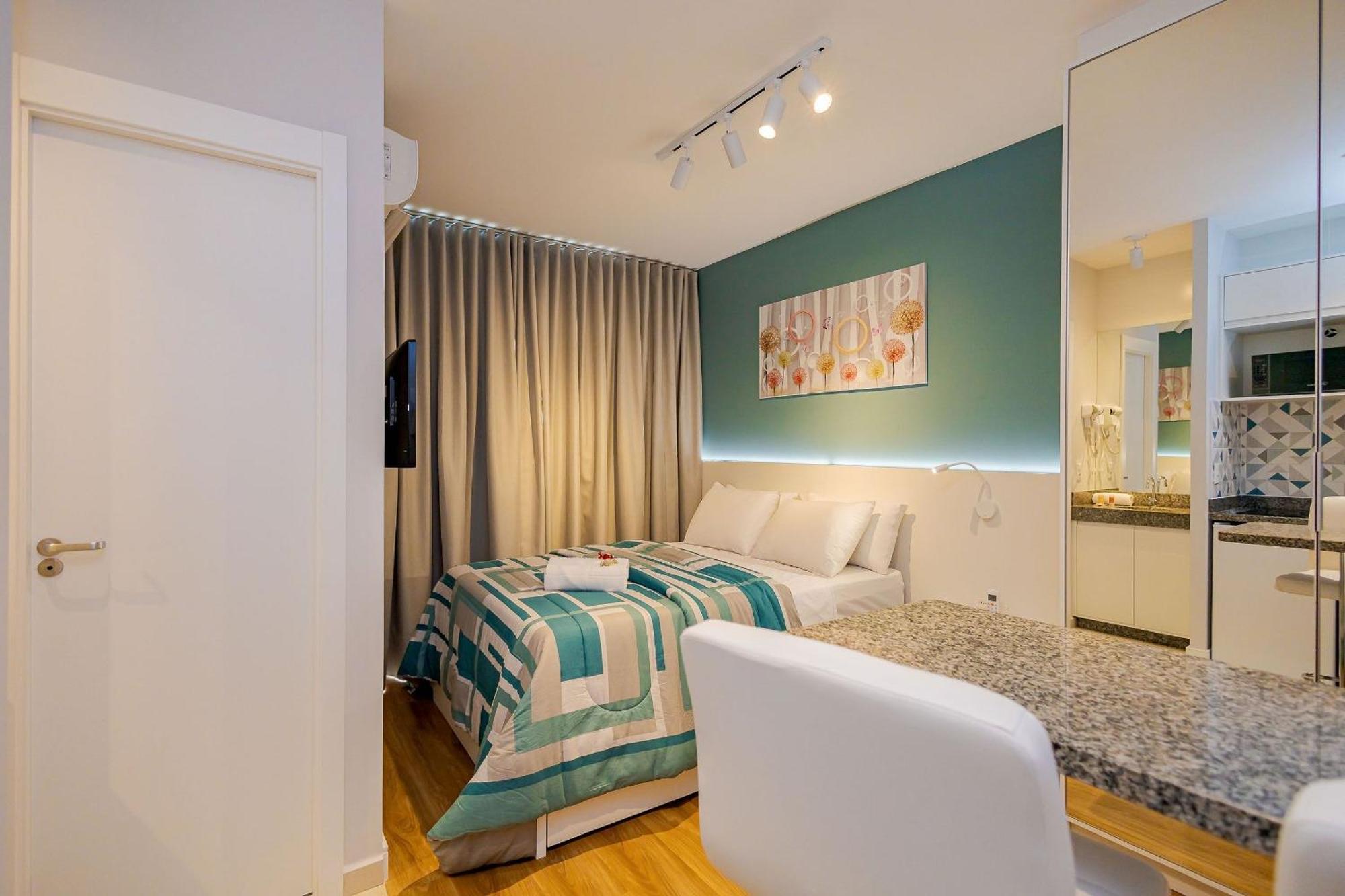 Apartamento Com 1 Cama De Casal E 1 Solteiro - Eco0509 Curitiba