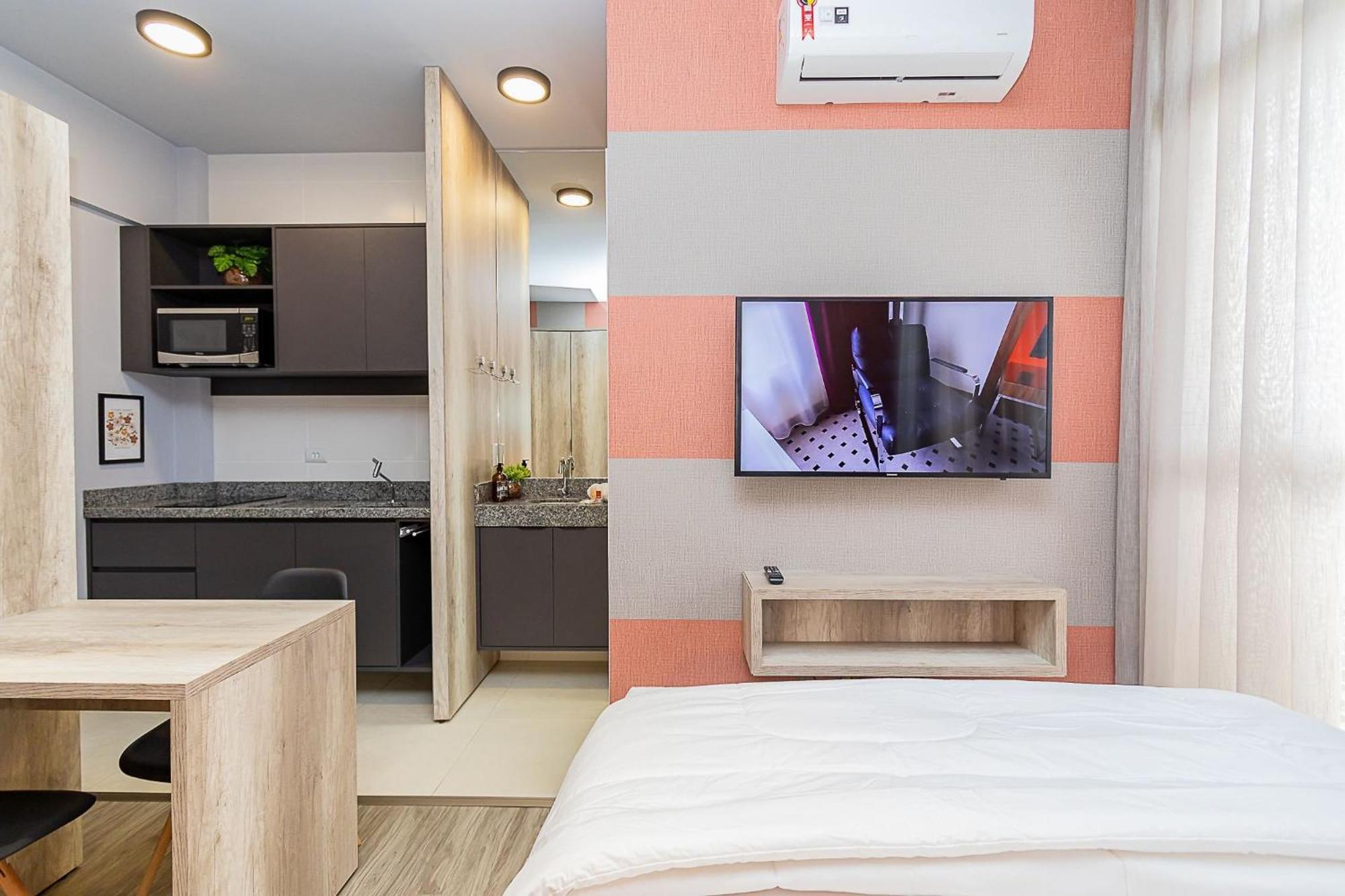 Estudio Com Vista Ao Shopping Barigui - Eco0707 Apartamento
