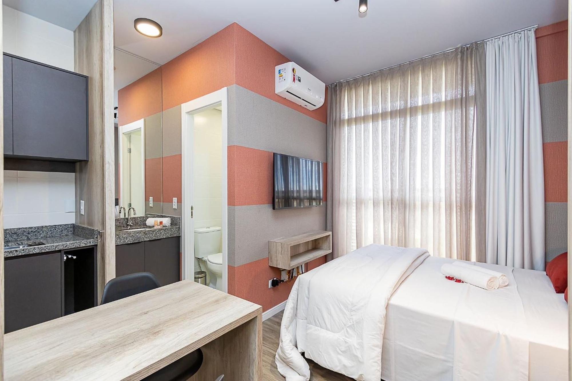 Apartamento Estudio Com Vista Ao Shopping Barigui - Eco0707