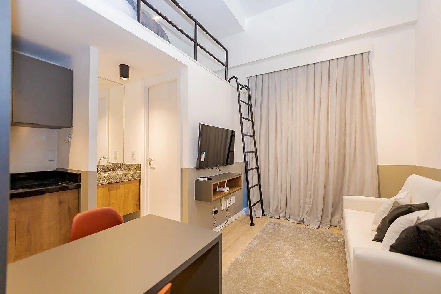 Predio Novo Proximo Ao Parque Barigui Com Coworking E Lavanderia Casa de férias *