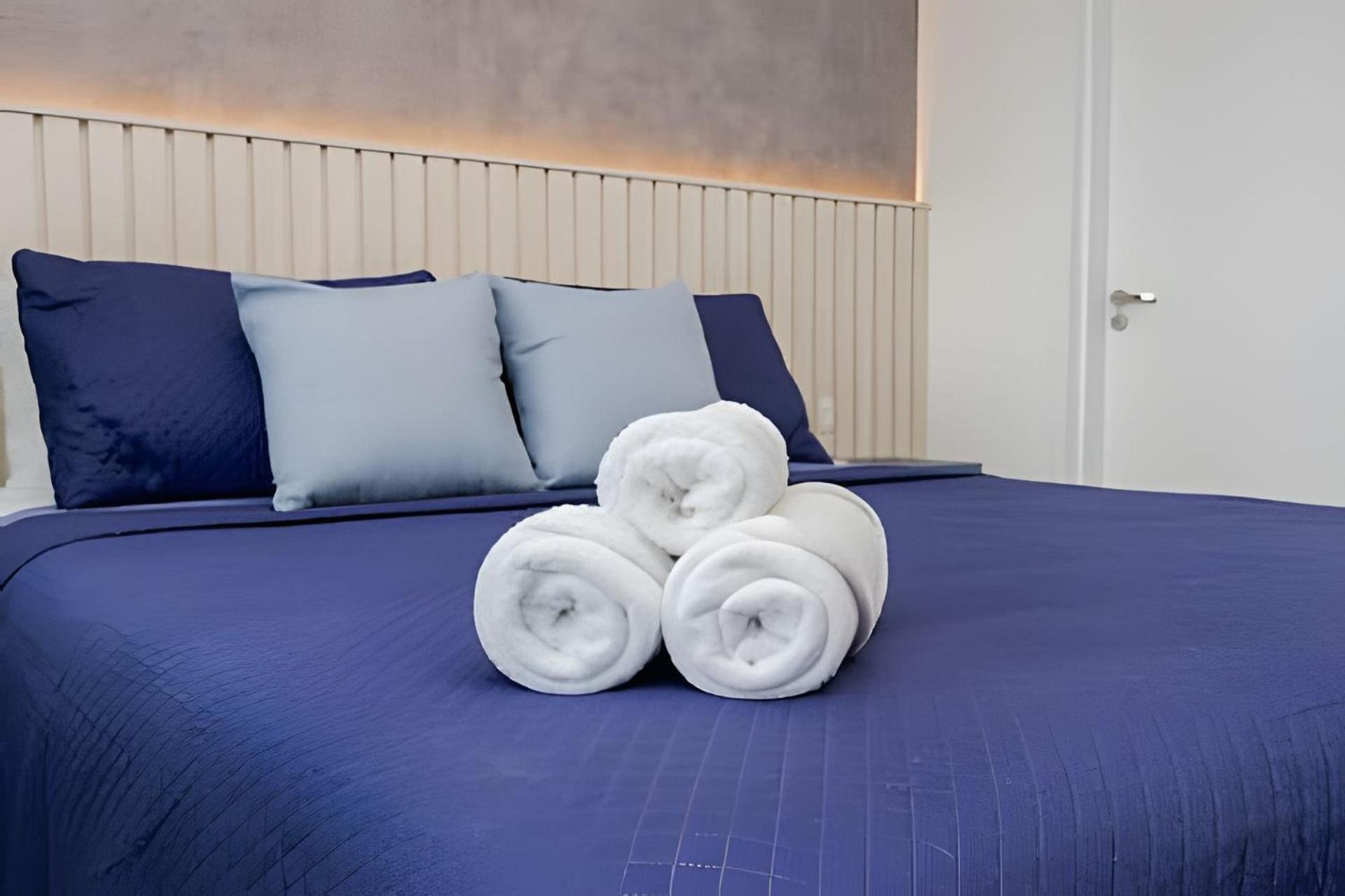 Apartamento Casal Com Cama Queen - Piscina E Academia No Centro De *