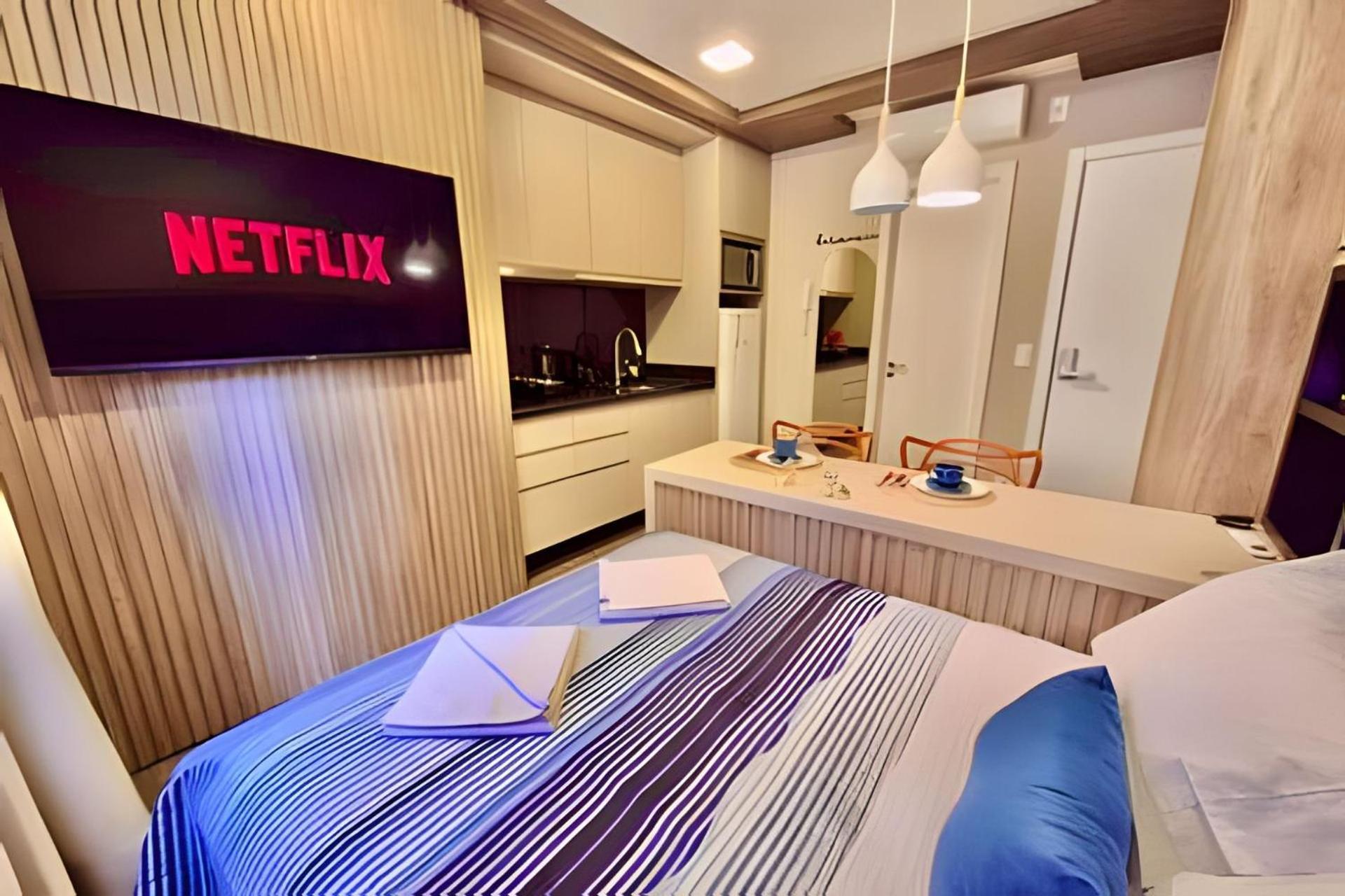 Studio Terra, Lindo Moderno C/ Ar Condicionado *
