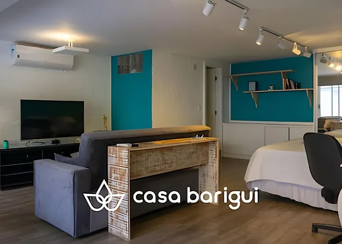 Studio Conceito Aberto Na Casa Barigui Garden Bnb