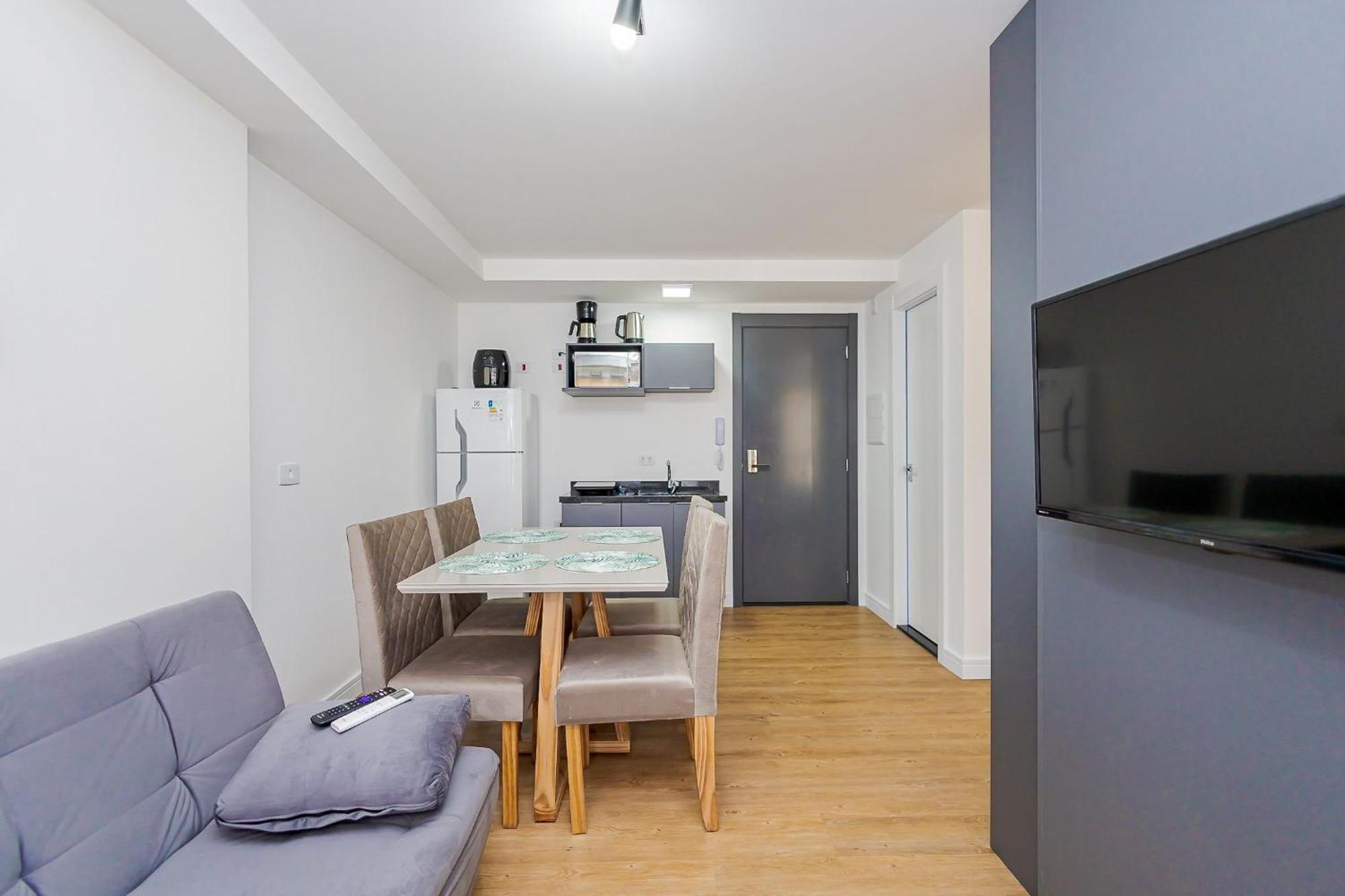 Apartment Andar Alto Com Airfryer - All1921 Curitiba